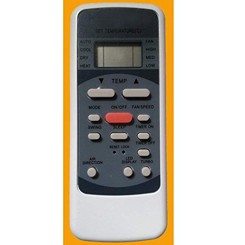 YING RAY Replacement for Midea Air Conditioner Remote Control RG51G E RG51H E _Only Remote Control_