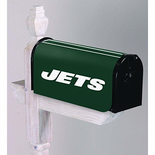 Team Sports America NFL New York Jets 2MBC3821New York Jets_ Mailbox Cover_ Green