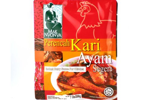 Perencah Kari Ayam Segera _Instant Curry Sauce For Chicken_ _ 7oz _Pack of 1_
