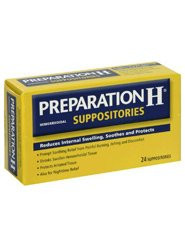 PFIZER Preparation H Hemorrhoidal Suppositories 24 Suppositories