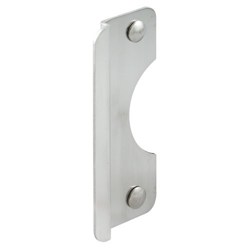 Defender Security U 10676 Door Latch Guard, Outswing, 2-5/8-Inch Backset, Stainless Steel