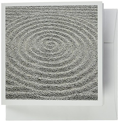 3dRose Japan Kyoto Tofukuji Temple Zen Pattern in Sand AS15 RTI0664 Rob Tilley Greeting Cards, Set of 12 (gc_76383_2)