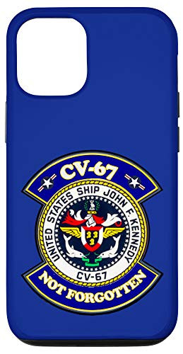 iPhone 12 12 Pro USS JOHN F KENNEDY CV_67 NOT FORGOTTEN EMBLEM Case