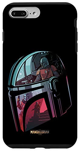 iPhone 7 Plus 8 Plus Star Wars  The Mandalorian Helmet Fill Case