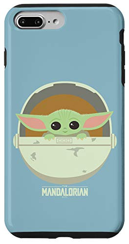 iPhone 7 Plus 8 Plus Star Wars  The Mandalorian The Child Pod Cartoon Case