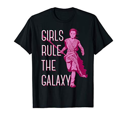 Star Wars Episode 7 Rey Girls Rule The Galaxy T_Shirt C2