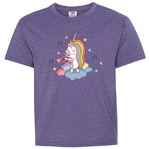 inktastic Unicorn Youth T_Shirt Youth Small _6_8_ Retro Heather Purple 33648