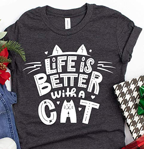 Life Is Better With a Cat T_shirt_ Gift Funny_ Pet Lover Shirt_ Mom Shirt_ Funny Mom Shirt_ Cat Lover Shirt_ Cat Mama Gift_ Crazy Cat Lady Gift_ Animal Lover Gift Life Is Better With a Cat T_shirt_ Gift Funny_ Pet Lover Shirt_ Mom Shirt_ Funny Mom Shirt_ Cat Lover Shirt_ Cat Mama Gift_ Crazy Cat Lady Gift_ Animal Lover Gift