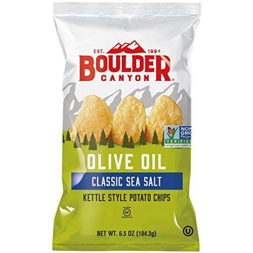 Boulder Canyon Natural Foods Kettle Cooked Potato Chips Olive Oil __ 5 oz _Pack of 2_