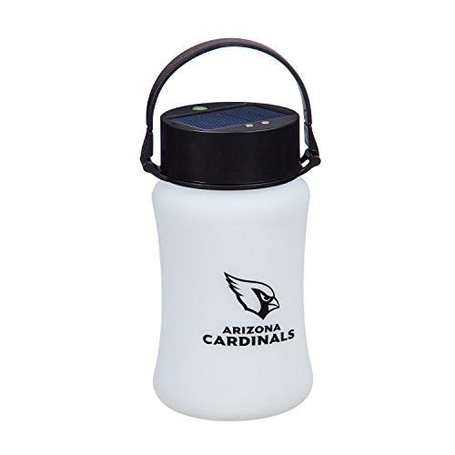 Team Sports America NFL Arizona Cardinals 2SP3800SLSilicone Solar Lantern_ Arizona Cardinals_ Frosted White Team Sports America NFL Arizona Cardinals 2SP3800SLSilicone Solar Lantern_ Arizona Cardinals_ Frosted White