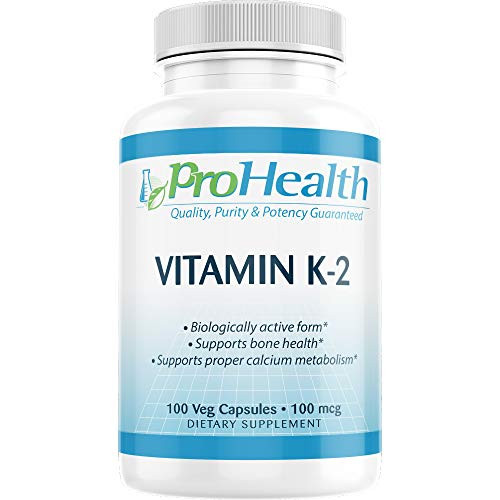 ProHealth Vitamin K_2 _100 mcg _ 100Vcaps_ ProHealth Vitamin K_2 _100 mcg _ 100Vcaps_