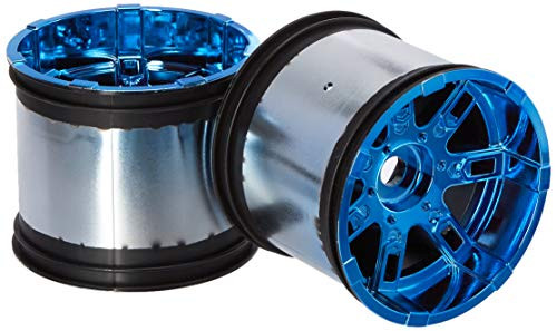 Losi Wheel_ 17mm_ Blue Chrome _2_  LST 3XL_E_ LOS44001
