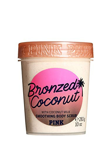 Pink Bronzed Coconut Smoothing Body Scrub with Coconut Milk 10 oz