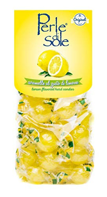 The original Perle di Sole Lemon Drops made with Essential Oils of Lemons from the Amalfi Coast _7.05 oz _ 200 g_ _ Pack of 3