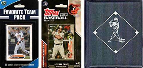C  and  I Collectibles MLB Baltimore Orioles Licensed 2020 Topps Team Set and Favorite Player Trading Cards Plus Storage Album
