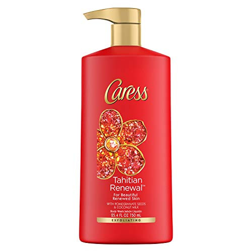 Caress Tahitian Renewal Exfoliating Body Wash_ 18 Ounce _Pack of 3_
