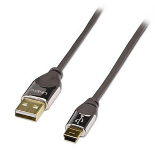 Lindy 3_Meter CROMO USB 2.0 Type A to Mini_B Cable _41590_