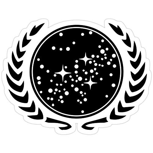 B. Strange Mall United Federation of Planets Stickers _3 Pcs Pack_