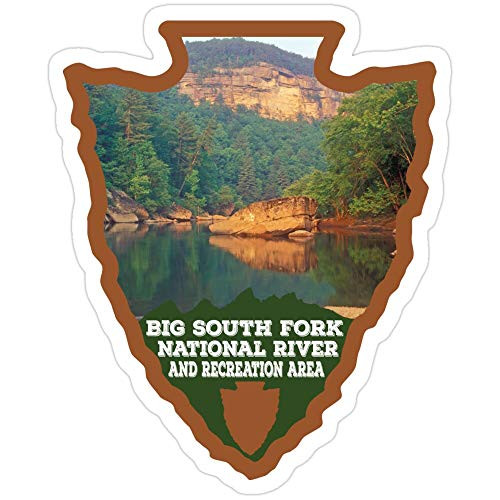 B. Strange Mall Big South Fork National River and Recreation Area Arrowhead Stickers _3 Pcs Pack_