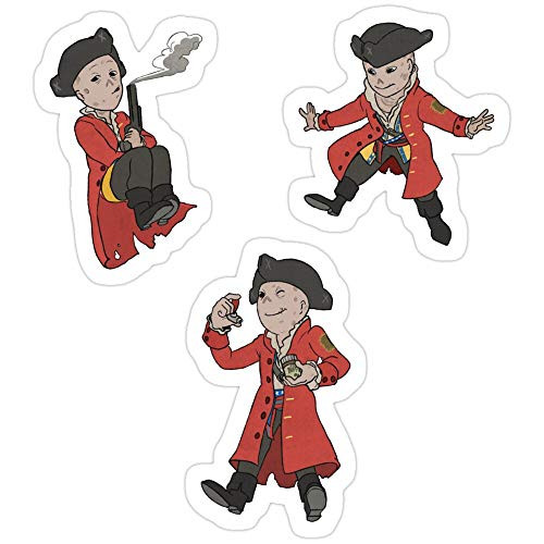 B. Strange Mall Hancock Stickers Stickers _3 Pcs Pack_