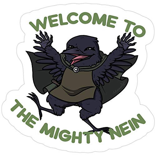 B. Strange Mall Critical Role _ Welcome to The Mighty Nein Stickers _3 Pcs Pack_