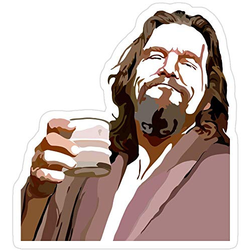 B. Strange Mall Big Lebowski Dude Portrait Stickers _3 Pcs Pack_