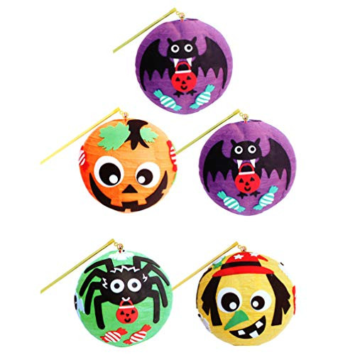 OSALADI 5pcs Pumpkin Paper Lantern Jack O Lantern Paper Lantern Halloween Decorations Paper Lanterns Halloween Pumpkin Decorations _As Shown_ OSALADI 5pcs Pumpkin Paper Lantern Jack O Lantern Paper Lantern Halloween Decorations Paper Lanterns Halloween Pumpkin Decorations _As Shown_