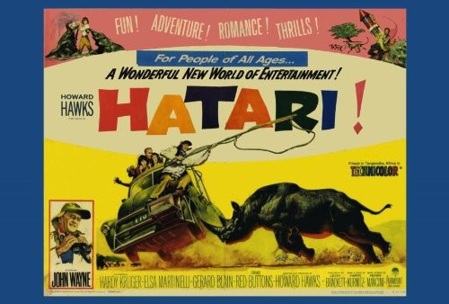 Pop Culture Graphics Hatari Poster Movie B 27x40 John Wayne Elsa Martinelli Red Buttons Pop Culture Graphics Hatari Poster Movie B 27x40 John Wayne Elsa Martinelli Red Buttons