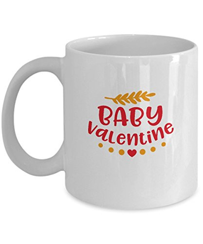 Baby Valentine Kid's Coffee Mugs _ Funny Valentines Day Gifts _ Funny Christmas Gifts _ Porcelain White Coffee Mug Cute Cool Ceramic Cup White_ Best O