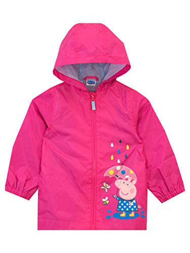 Peppa Pig Girls' Peppa Pig Raincoat Size 7 Pink