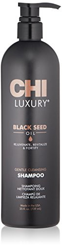 CHI Luxury Black Seed Oil Gentle Cleansing Shampoo, 25 Fl Oz
