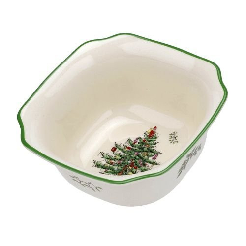 Spode Christmas Tree Square Bowl Spode Christmas Tree Square Bowl