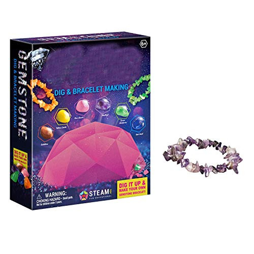 Mingbai Crystal Mining Kit_ Gemstone Dig Kit_ Dig Up Rocks and Minerals_ Gem Blocks_ Children's DIY Handmade Natural Crystal Specimen Mining Toy_ Great STEM Science Kit for Boys and Girls _B_ Mingbai Crystal Mining Kit_ Gemstone Dig Kit_ Dig Up Rocks and Minerals_ Gem Blocks_ Children's DIY Handmade Natural Crystal Specimen Mining Toy_ Great STEM Science Kit for Boys and Girls _B_