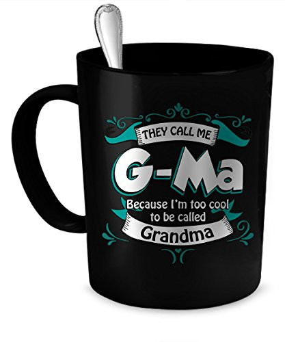 G_ma Coffee Mug. G_ma funny gift. 11 oz. black