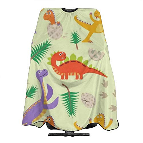 Barber Cape Funny Cartoon Dinosaur Floral Cute Animal _B_ Professional Salon Hair Cutting Capes For Hair Stylist Waterproof Haircut Hairdresser Clients Hairstylist Capes For Adult Men Women Kids Barber Cape Funny Cartoon Dinosaur Floral Cute Animal _B_ Professional Salon Hair Cutting Capes For Hair Stylist Waterproof Haircut Hairdresser Clients Hairstylist Capes For Adult Men Women Kids