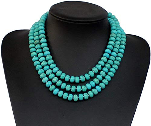55 Inches Abacus beads Suanpan Turquoise Stone Beaded Necklace Chunky Necklace Turquoise Necklace Statement Necklace 55 Inches Abacus beads Suanpan Turquoise Stone Beaded Necklace Chunky Necklace Turquoise Necklace Statement Necklace