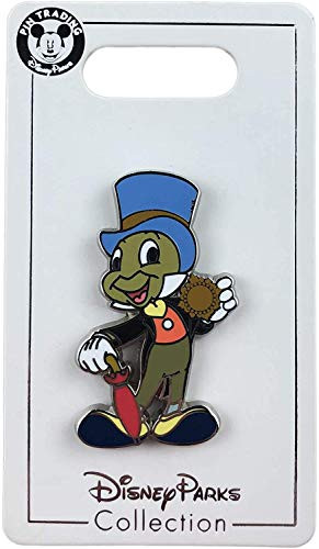 Disney Jiminy Cricket Holding Conscience Badge Pin