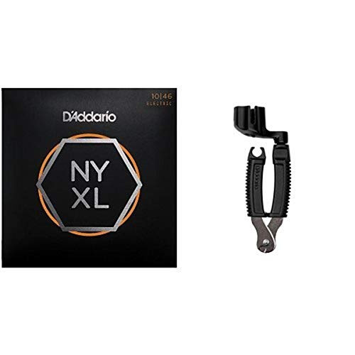 D'Addario NYXL1046 Electric Guitar Strings_ Light and Pro_Winder String Cutter Bundle