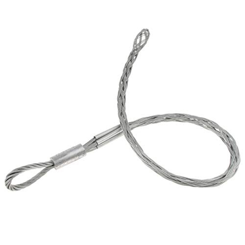 F Fityle 1.2Meters Cable Grip Pulling Sock Wire Mesh Puller_ 25_50mm_Galvanized Steel
