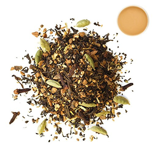 Rishi Masala Chai Tea, Organic Loose Leaf Black Tea Blend, 1 lb Bag