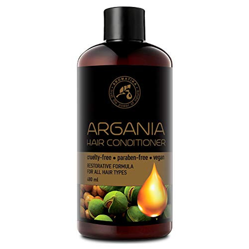 Conditioner for All Hair Types 16.2 oz _ Natural Argan Oil  and  Olive Oil _ Restorative Formula _ Hair Care _ Sulfate Free