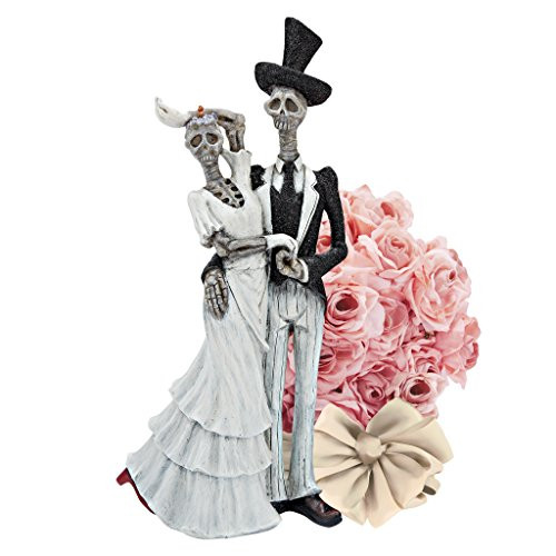 Design Toscano Bride and Doom Married Skeleton Couple Statue