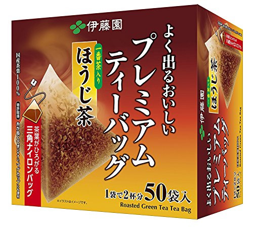 Itoen Ocha Japanese Green Houji Cha Tea Bag 50 bags Made in JAPAN