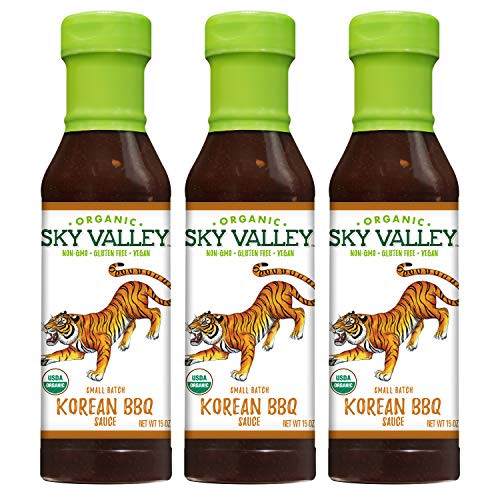 Sky Valley Organic Korean BBQ Sauce_ 15.0 Ounce_ 3_Pack
