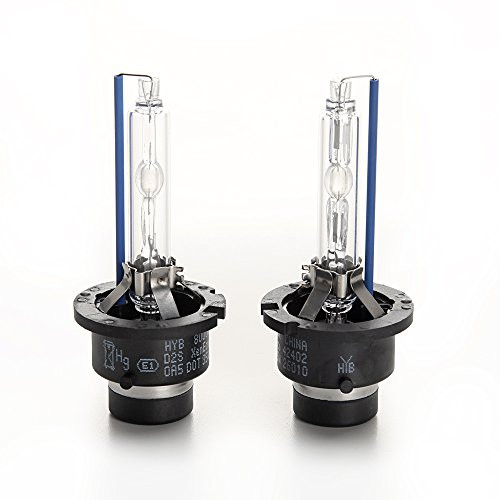 HYB 8000K 35W D2S car Xenon HID Headlight Replacement Bulb (Pack of 2)