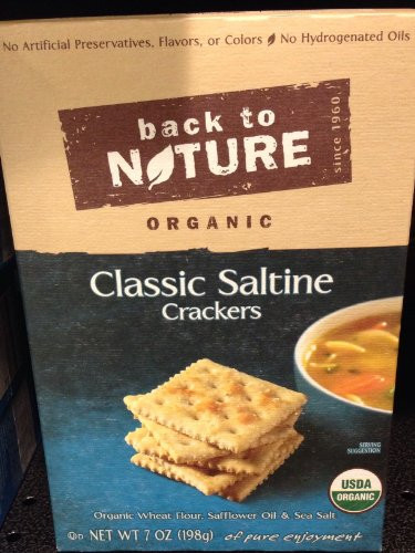 Back to Nauture Organic Classic Saltine Crackers_ 7oz _Pack of 3_