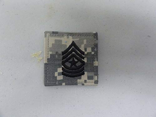 Coyote IR 2x2 US Army E-9 SGM Sergeant Major Rank Tactical Hook&Loop Patch 