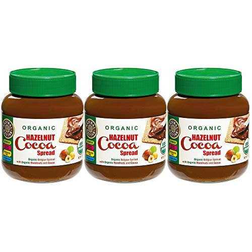 Natural Nectar Organic Hazelnut Cocoa Spread_ USDA Certified Organic_ 13 oz _3 Pack_