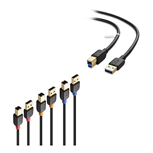 Cable Matters 1_Pack Long USB 3.0 Cable _USB 3 Cable_ USB 3.0 A to B Cable_ in Black 15ft and 3_Pack Long USB 2.0 A to B USB Printer Cable Cable Matters 1_Pack Long USB 3.0 Cable _USB 3 Cable_ USB 3.0 A to B Cable_ in Black 15ft and 3_Pack Long USB 2.0 A to B USB Printer Cable
