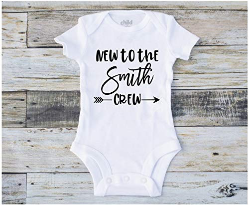 New to the Crew Onesie® _ Newest Addition to the Crew _ Baby Onesie® _ New to the Crew Shirt _ Baby Onsie® _ Custom Onesie